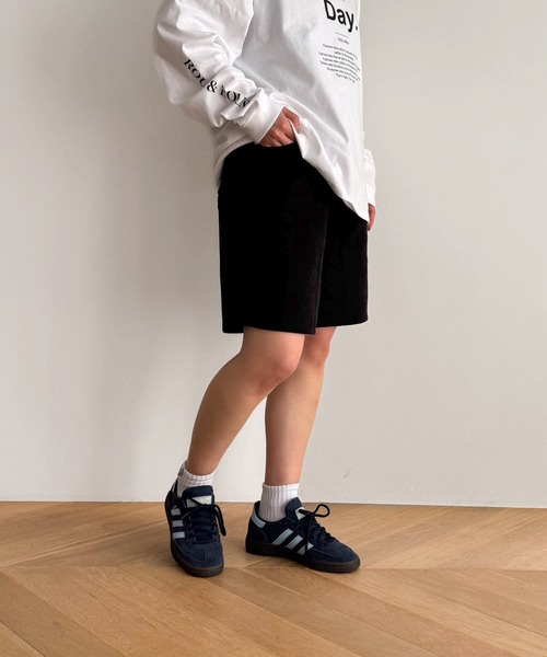 CANAL JEAN（キャナルジーン）の「El mar　コットンハーフパンツ（その他パンツ・レディース・クリーム/ブラック・ONE SIZE）」の13枚目の写真