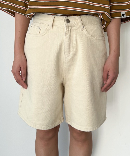 CANAL JEAN（キャナルジーン）の「El mar　コットンハーフパンツ（その他パンツ・レディース・クリーム/ブラック・ONE SIZE）」の16枚目の写真