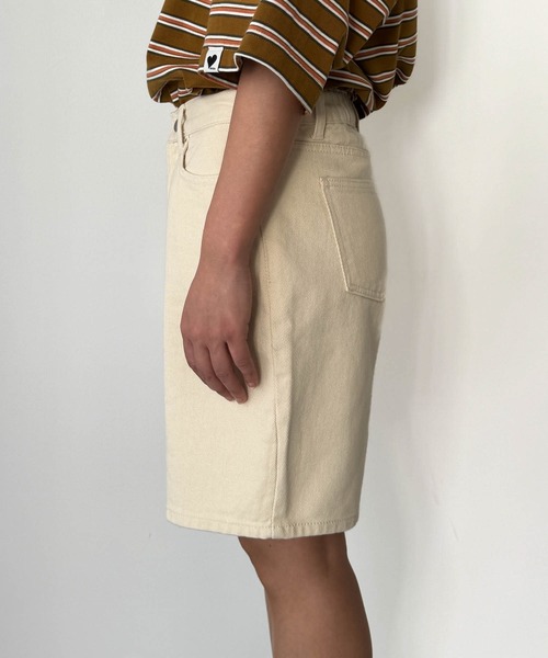 CANAL JEAN（キャナルジーン）の「El mar　コットンハーフパンツ（その他パンツ・レディース・クリーム/ブラック・ONE SIZE）」の5枚目の写真