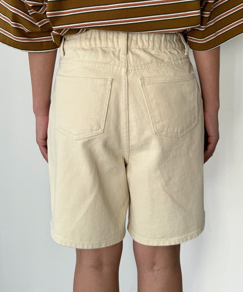 CANAL JEAN（キャナルジーン）の「El mar　コットンハーフパンツ（その他パンツ・レディース・クリーム/ブラック・ONE SIZE）」の6枚目の写真