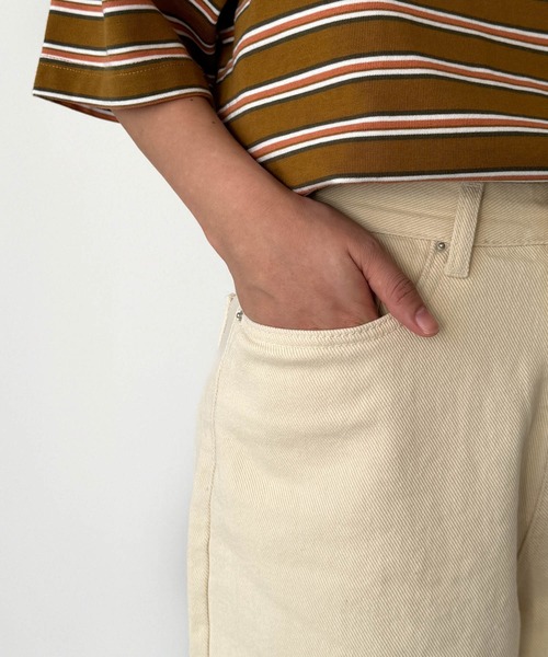 CANAL JEAN（キャナルジーン）の「El mar　コットンハーフパンツ（その他パンツ・レディース・クリーム/ブラック・ONE SIZE）」の7枚目の写真