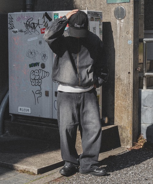 kutir(クティール)の「【低身長だからカッコよく着こなせるアイテム】ドローコード付きデニムジャケット(セットアップ着用可能)(デニムジャケット・メンズ・ブラック/ダークインディゴブルー・SMALL/MEDIUM)」の21枚目の写真