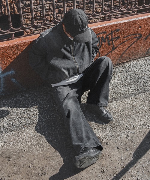 kutir(クティール)の「【低身長だからカッコよく着こなせるアイテム】ドローコード付きデニムジャケット(セットアップ着用可能)(デニムジャケット・メンズ・ブラック/ダークインディゴブルー・SMALL/MEDIUM)」の17枚目の写真