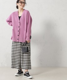 FOUND GOOD（ファウンドグッド）の「軽くてシワになりにくい　エアラクニットVネックカーディガン（カーディガン/ボレロ）」