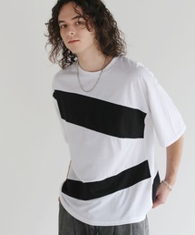 Buyer's Select/切替五分袖ビッグシルエットTシャツ