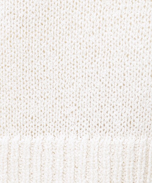 OPAQUE.CLIP（オペークドットクリップ）の「◆【大草直子さんコラボ】Vネックニットジレ（ベスト・レディース・オフホワイト/カーキ/ブラック・00）」の10枚目の写真