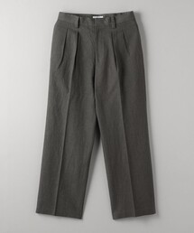 Thingless（シングレス）の「＜Thingless＞ C/L  ワイド 2プリーツ パンツ（スラックス）」