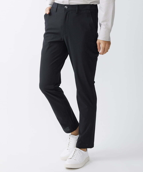 MK MICHEL KLEIN HOMME (エムケーミッシェルクランオム)の「トリコメッシュスラックス セットアップ(スラックス・メンズ・ネイビー/ブラック・48/46)」の2枚目の写真