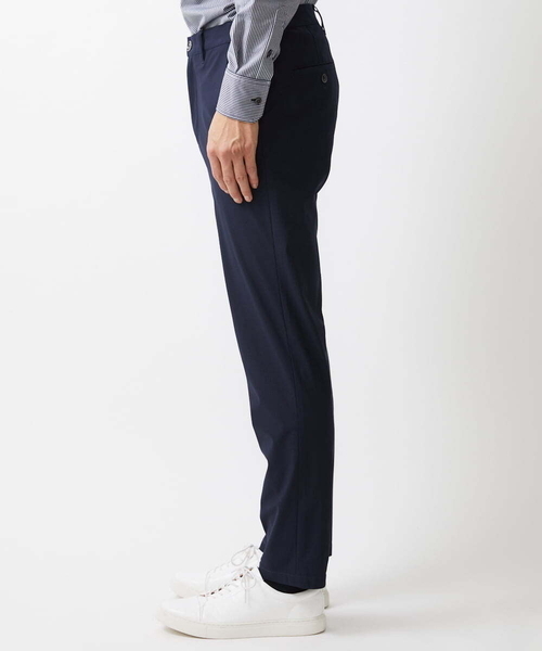 MK MICHEL KLEIN HOMME (エムケーミッシェルクランオム)の「トリコメッシュスラックス セットアップ(スラックス・メンズ・ネイビー/ブラック・48/46)」の5枚目の写真
