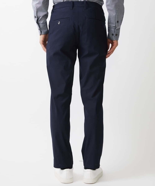 MK MICHEL KLEIN HOMME (エムケーミッシェルクランオム)の「トリコメッシュスラックス セットアップ(スラックス・メンズ・ネイビー/ブラック・48/46)」の4枚目の写真