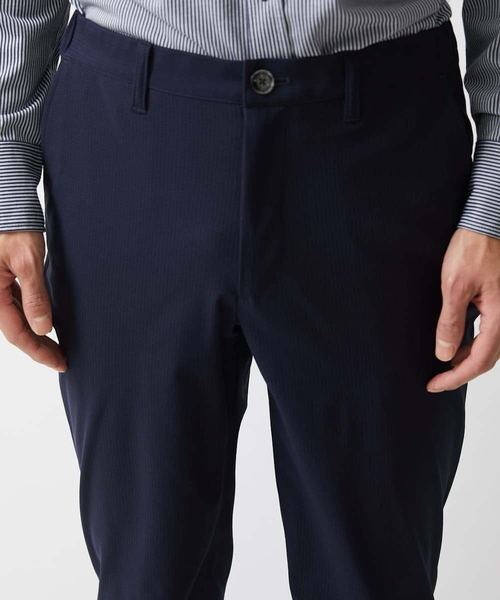 MK MICHEL KLEIN HOMME (エムケーミッシェルクランオム)の「トリコメッシュスラックス セットアップ(スラックス・メンズ・ネイビー/ブラック・48/46)」の3枚目の写真