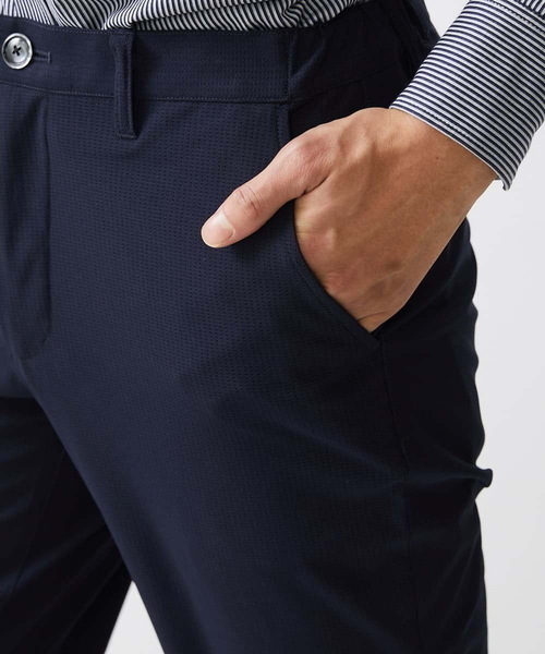 MK MICHEL KLEIN HOMME (エムケーミッシェルクランオム)の「トリコメッシュスラックス セットアップ(スラックス・メンズ・ネイビー/ブラック・48/46)」の17枚目の写真