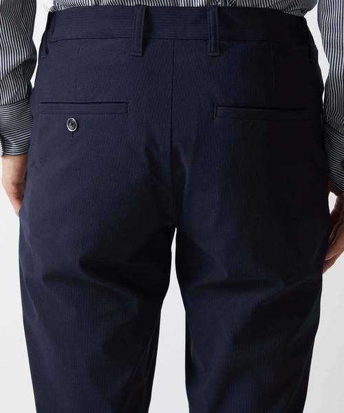 MK MICHEL KLEIN HOMME (エムケーミッシェルクランオム)の「トリコメッシュスラックス セットアップ(スラックス・メンズ・ネイビー/ブラック・48/46)」の16枚目の写真