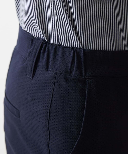 MK MICHEL KLEIN HOMME (エムケーミッシェルクランオム)の「トリコメッシュスラックス セットアップ(スラックス・メンズ・ネイビー/ブラック・48/46)」の15枚目の写真
