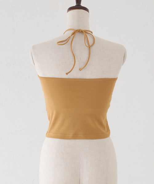 JOURNAL STANDARD(ジャーナルスタンダード)の「カップイン2WAYベアトップ(キャミソール・レディース・ホワイト/ブラック/タン・FREE)」の12枚目の写真