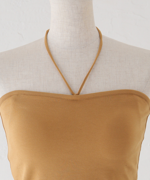 JOURNAL STANDARD(ジャーナルスタンダード)の「カップイン2WAYベアトップ(キャミソール・レディース・ホワイト/ブラック/タン・FREE)」の9枚目の写真