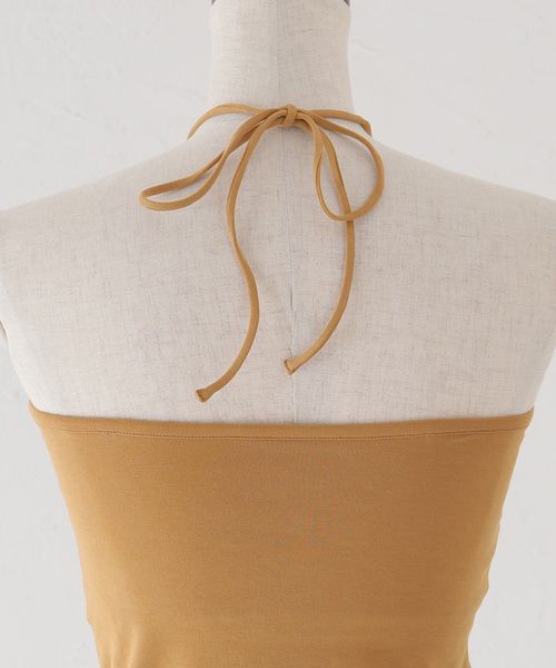 JOURNAL STANDARD(ジャーナルスタンダード)の「カップイン2WAYベアトップ(キャミソール・レディース・ホワイト/ブラック/タン・FREE)」の7枚目の写真