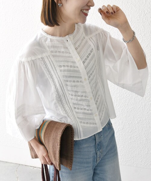 SHIPS any（シップス エニィ）の「SHIPS any:〈洗濯機可能〉レース