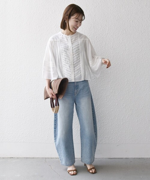 SHIPS any（シップス エニィ）の「SHIPS any:〈洗濯機可能〉レース