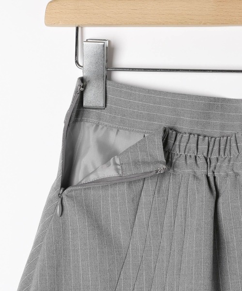 Heather（ヘザー）の「ストライププリーツミニスカート　119546（スカート・レディース・グレー/チャコールグレー/ネイビー・S/M）」の13枚目の写真