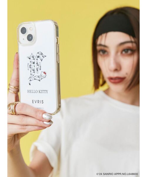EVRIS(エヴリス)の「【ハローキティコラボ】iPhoneケース14(スマホケース/カバー・レディース・ホワイト・FREE)」の5枚目の写真