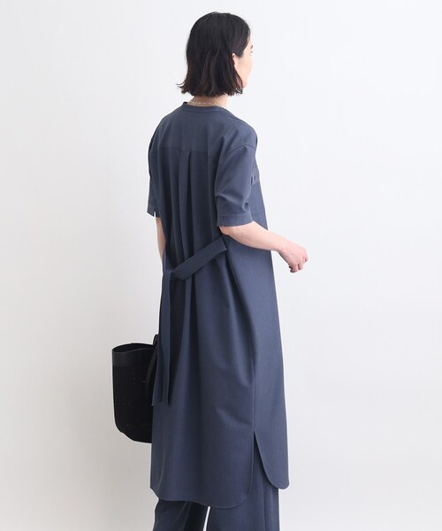 【新品】INDIVI ワンピース　36 INDIVI - インディヴィ INDIVI ワンピース 36 S 青 ブルーの通販