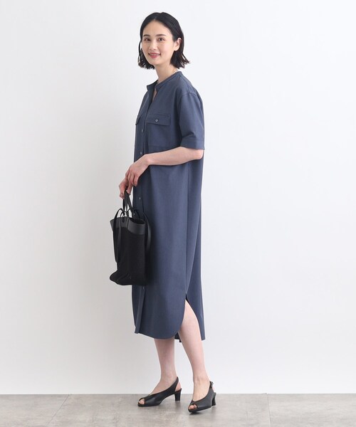 新品　INDIVI ワンピース　38サイズ INDIVI ワンピース 「日本製」ヘアリーキーネックジャンパー
