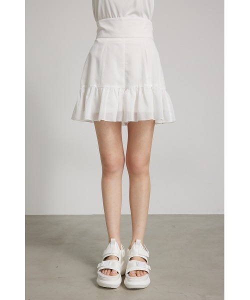 rienda（リエンダ）の「マーメイドラインスコショートパンツ