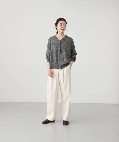 かぐれ（カグレ）の「コットンデニムイージーパンツ（デニムパンツ・レディース・ナチュラル/インディゴブルー・FREE）」の5枚目の写真