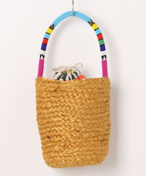 IO（イオ）（イオ）の「チャイハネ / アフリルＢＡＧ / ITMP4201（トートバッグ・レディース・ブラウン/イエロー・ONESIZE）」の3枚目の写真