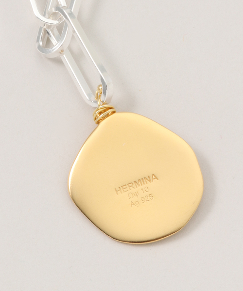HERMINA ATHENS】HERMIS LARGE MATTE ZENA CHAIN：ネックレス