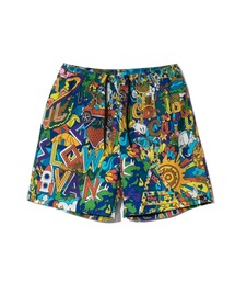 go slow caravan | ストレッチサッカー総柄プリントイージーショーツ(その他パンツ)