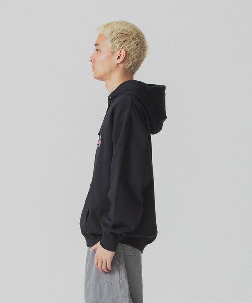 XLARGE（エクストララージ）の「SLANTED OG ZIP HOODED SWEATSHIRT（パーカー・メンズ・アッシュ/ブラック/ネイビー/ベージュ・XL/L/M/S）」の18枚目の写真