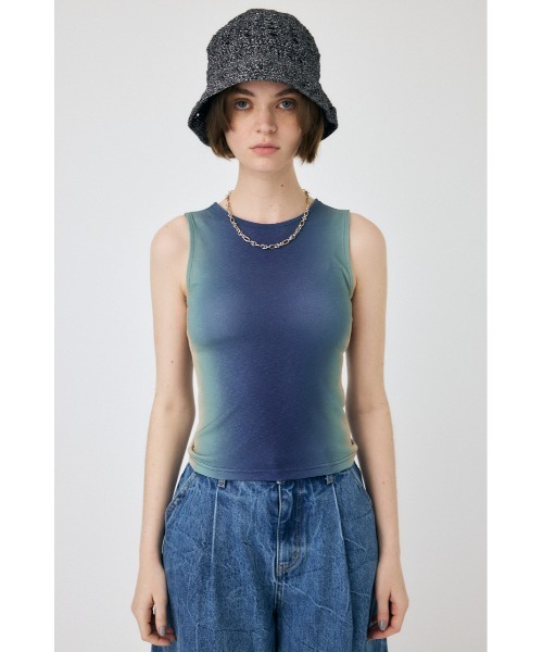 00s lgb sunset グラデーション タンクトップ MOUSSY（マウジー）の「SUMMER GRADATION タンクトップ（タンク