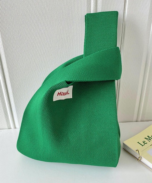 TONE SELECT GOODS（トーンセレクトグッズ）の「urbanfemine./ニットミニバッグ U7275（ショルダーバッグ・レディース・ブラック/グレイッシュベージュ/ベビーピンク/ダークグリーン/ブルー/ホワイト/グリーン/ピンク/レッド/ベージュ/パープル/オレンジ系その他・FREE）」の17枚目の写真