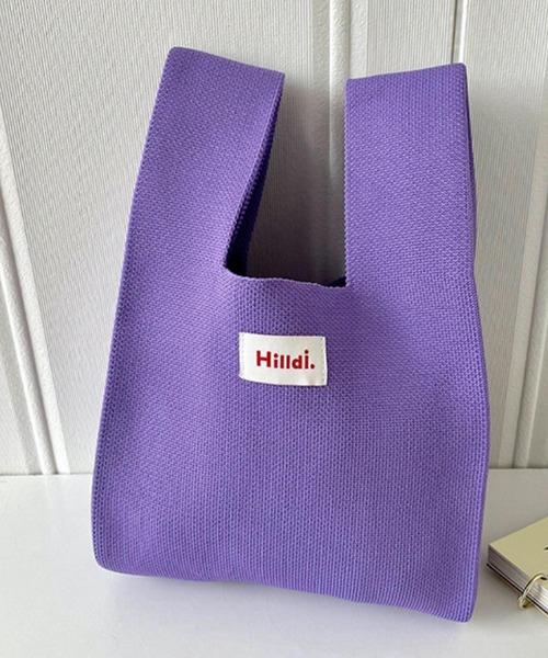 TONE SELECT GOODS（トーンセレクトグッズ）の「urbanfemine./ニットミニバッグ U7275（ショルダーバッグ・レディース・ブラック/グレイッシュベージュ/ベビーピンク/ダークグリーン/ブルー/ホワイト/グリーン/ピンク/レッド/ベージュ/パープル/オレンジ系その他・FREE）」の18枚目の写真