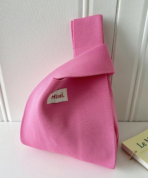 TONE SELECT GOODS（トーンセレクトグッズ）の「urbanfemine./ニットミニバッグ U7275（ショルダーバッグ・レディース・ブラック/グレイッシュベージュ/ベビーピンク/ダークグリーン/ブルー/ホワイト/グリーン/ピンク/レッド/ベージュ/パープル/オレンジ系その他・FREE）」の19枚目の写真