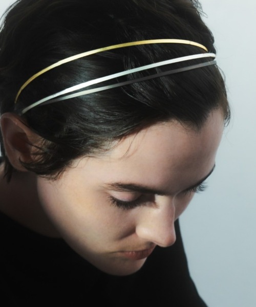 Iris 47 ヘアバンド カチューシャ オペラ リボン ブラック IRIS47｜Lee headband カチューシャ コットン まとめ髪 - H.O.V