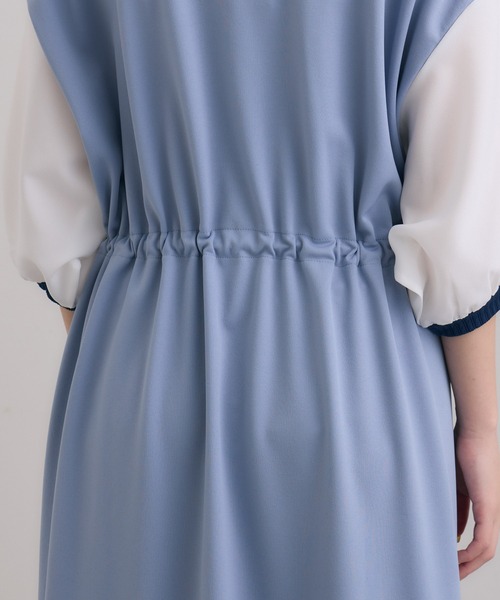 Paradise Picnic(パラダイスピクニック)の「アレンジリボンウエストワンピース(ワンピース・レディース・ブラック/ブルー/ベージュ・FREE)」の20枚目の写真