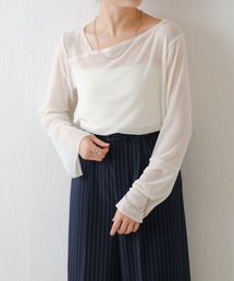 COLLAGE GALLARDAGALANTE | ベロアカットソー/WEB限定カラー展開(Tシャツ/カットソー)