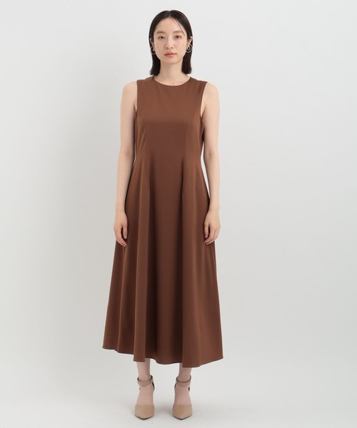 Andemiu（アンデミュウ）の「【WEB/一部店舗限定】レースブラウス×サテンワンピース121379（ドレス・レディース・カーキ/ダークブラウン/ブラック・FREE）」の15枚目の写真