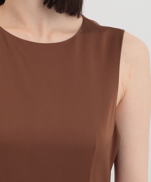 Andemiu（アンデミュウ）の「【WEB/一部店舗限定】レースブラウス×サテンワンピース121379（ドレス・レディース・カーキ/ダークブラウン/ブラック・FREE）」の19枚目の写真