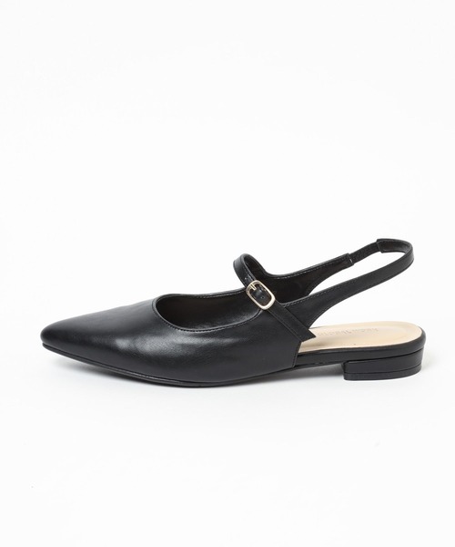 GLOBAL WORK（グローバルワーク）の「らくっションスリングバックパンプス/131475（パンプス・レディース・ブラック/シルバー/ゴールド/ブラック系その他・MEDIUM/LARGE）」の22枚目の写真