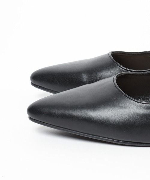 GLOBAL WORK（グローバルワーク）の「らくっションスリングバックパンプス/131475（パンプス・レディース・ブラック/シルバー/ゴールド/ブラック系その他・MEDIUM/LARGE）」の18枚目の写真