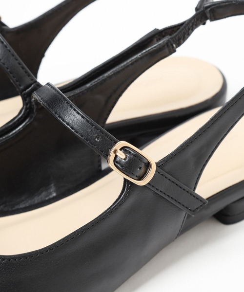 GLOBAL WORK（グローバルワーク）の「らくっションスリングバックパンプス/131475（パンプス・レディース・ブラック/シルバー/ゴールド/ブラック系その他・MEDIUM/LARGE）」の17枚目の写真