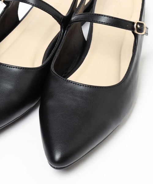 GLOBAL WORK（グローバルワーク）の「らくっションスリングバックパンプス/131475（パンプス・レディース・ブラック/シルバー/ゴールド/ブラック系その他・MEDIUM/LARGE）」の12枚目の写真
