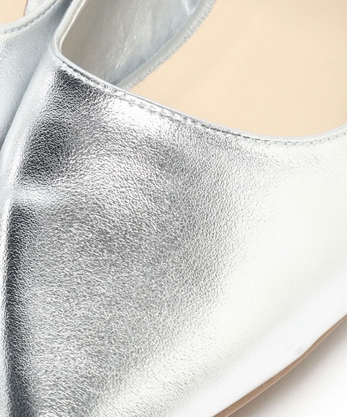 GLOBAL WORK（グローバルワーク）の「らくっションスリングバックパンプス/131475（パンプス・レディース・ブラック/シルバー/ゴールド/ブラック系その他・MEDIUM/LARGE）」の7枚目の写真