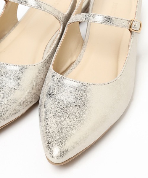 GLOBAL WORK（グローバルワーク）の「らくっションスリングバックパンプス/131475（パンプス・レディース・ブラック/シルバー/ゴールド/ブラック系その他・MEDIUM/LARGE）」の6枚目の写真