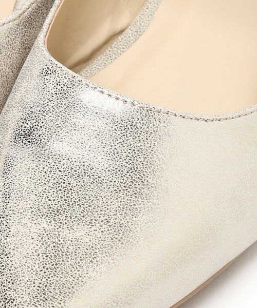 GLOBAL WORK（グローバルワーク）の「らくっションスリングバックパンプス/131475（パンプス・レディース・ブラック/シルバー/ゴールド/ブラック系その他・MEDIUM/LARGE）」の5枚目の写真