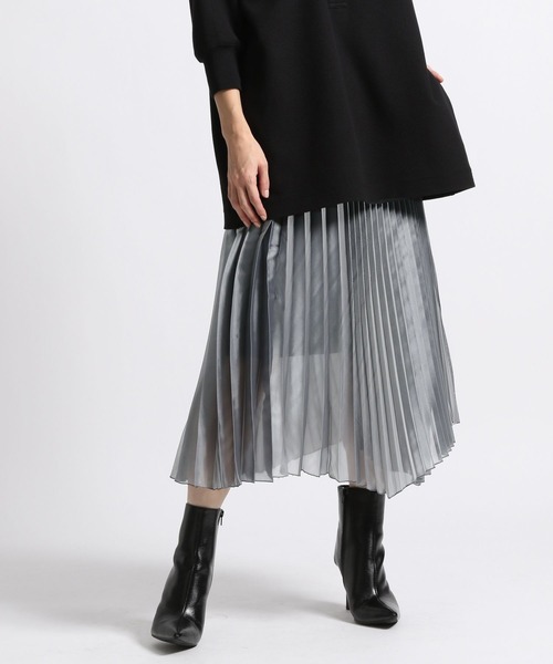 STERNBERG（スタンバーグ）の「アシメプリーツラップスカート（スカート・レディース・シルバー・MEDIUM/LARGE）」の14枚目の写真